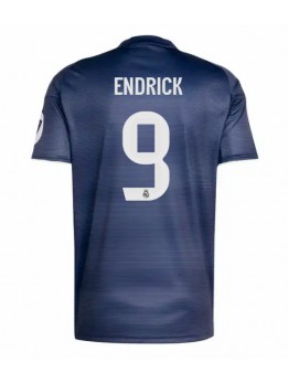 Billige Real Madrid Endrick #9 Bortedrakt 2025-26 Kortermet